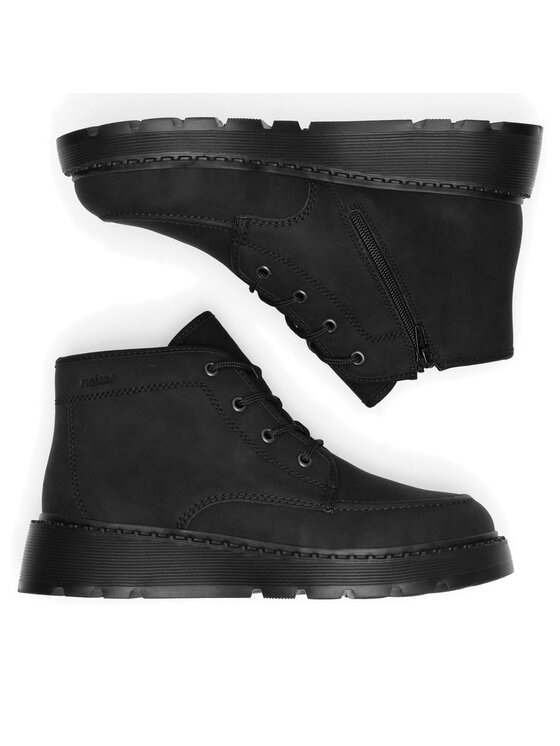 Rieker Rieker Botine 70400-00 Negru