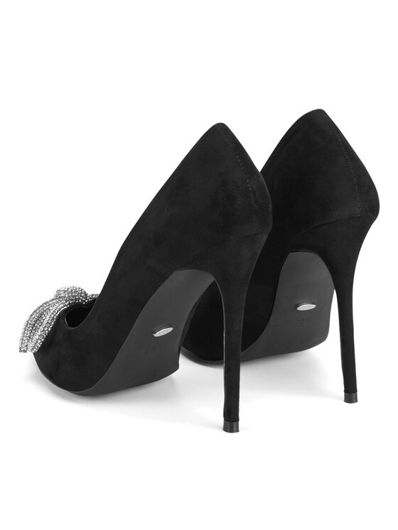 DeeZee DeeZee Pantofi cu toc subțire HT92831-140 Negru