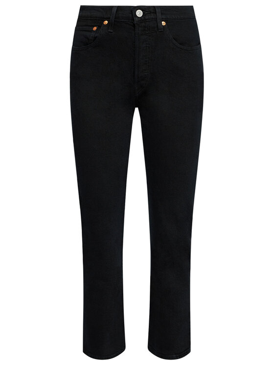 Levi's® Levi's® Cropper Fit džíny 501® Original 36200-0085 Černá Cropped Fit