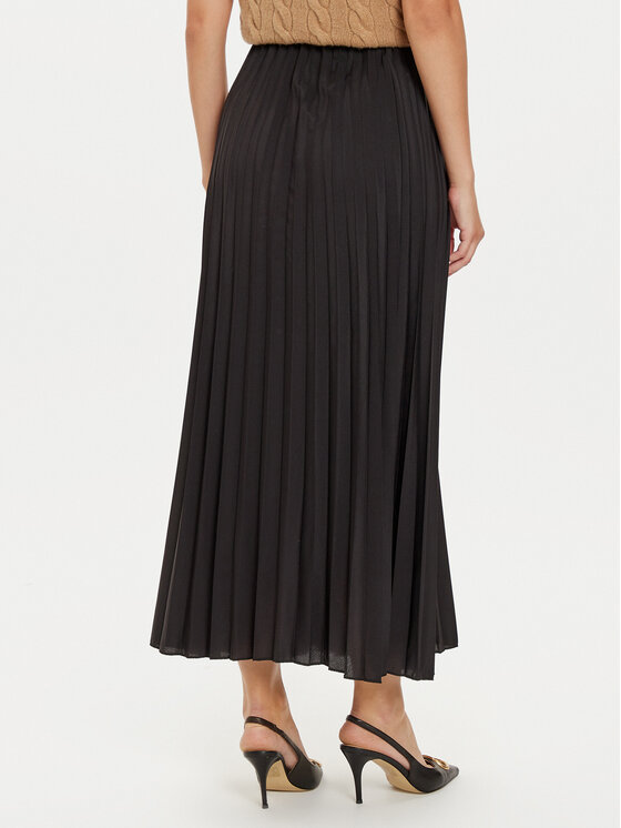 Vero Moda Vero Moda Plisirano krilo Soma 10316237 Črna Regular Fit