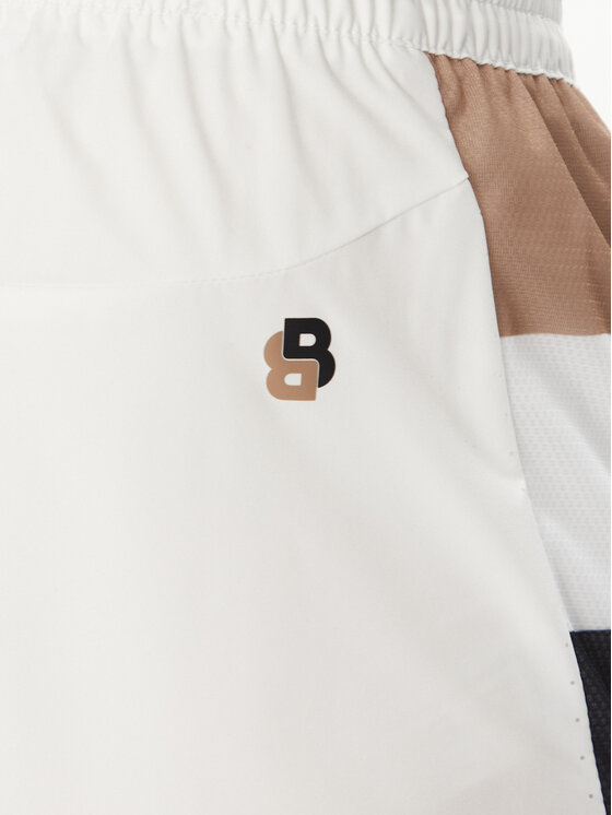 BOSS BOSS Szorty sportowe S_T-Match 50541370 Biały Regular Fit