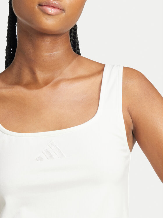 adidas adidas Top All SZN Luxe JJ2337 Bijela Slim Fit