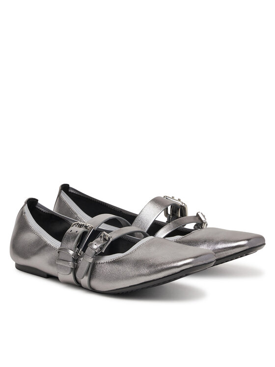 DKNY DKNY Baleríny Dade K1511477 Strieborná