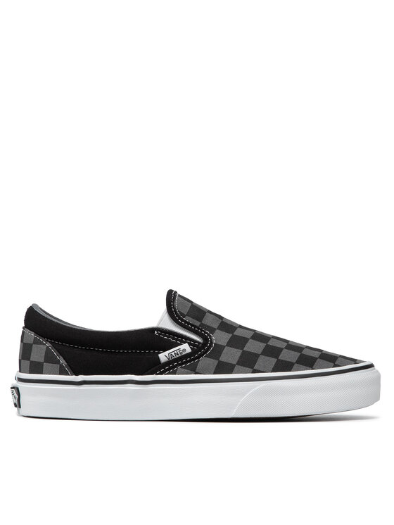 Slip on black white vans hotsell