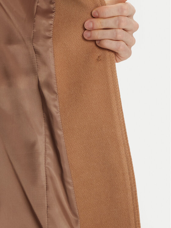 Maryley Maryley Παλτό μεταβατικό 24IB808/14ER Καφέ Regular Fit
