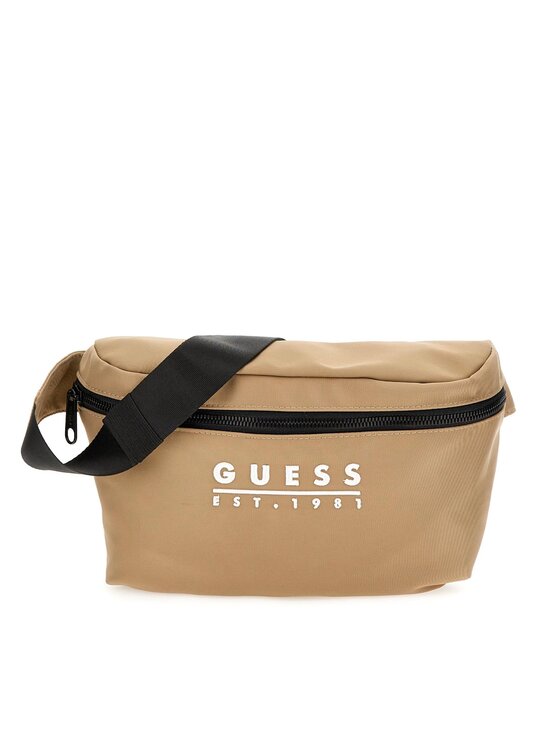 Guess Torba Za Okoli Pasu Nola Mini Bags HMVENE P3331 Bež