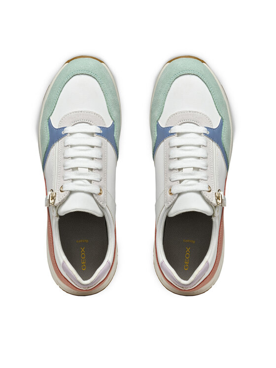 Geox Geox Sneakersy D Bulmya D36NQB 01122 C1548 Biela
