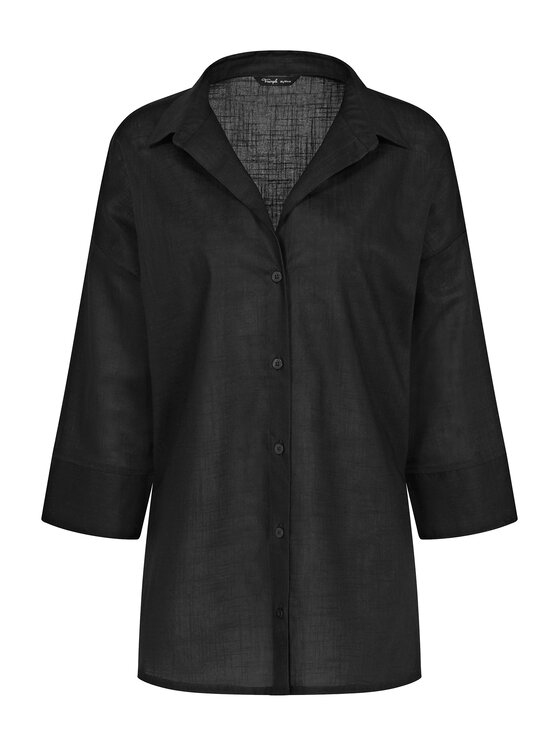 Triumph Triumph Cămașă Summer 10222569 Negru Oversize