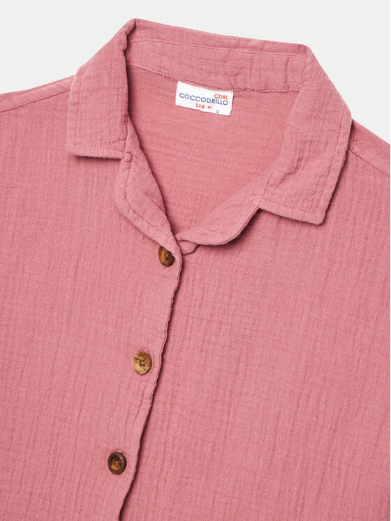 Coccodrillo Coccodrillo Hemd WC4140202GPJ Rosa Regular Fit