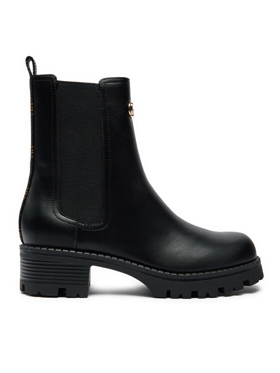 Botine Guess Rinna FLTRNN FAL10 Negru