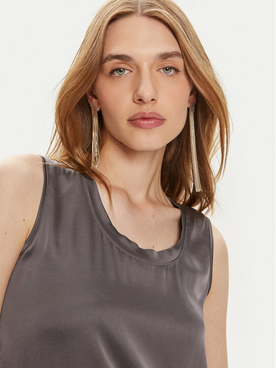 ViCOLO ViCOLO Halenka TB0038 Šedá Regular Fit