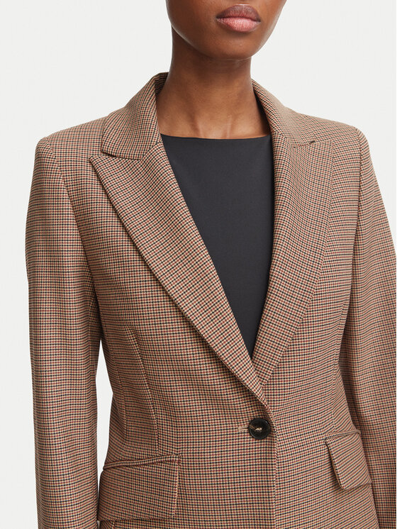 Marella Marella Sakko Gambero 2623046112 Hellbraun Regular Fit