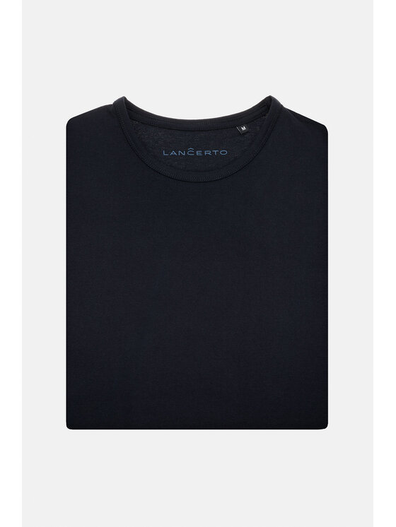 Lancerto Lancerto T-Shirt Zane TS073123000056 Granatowy Regular Fit