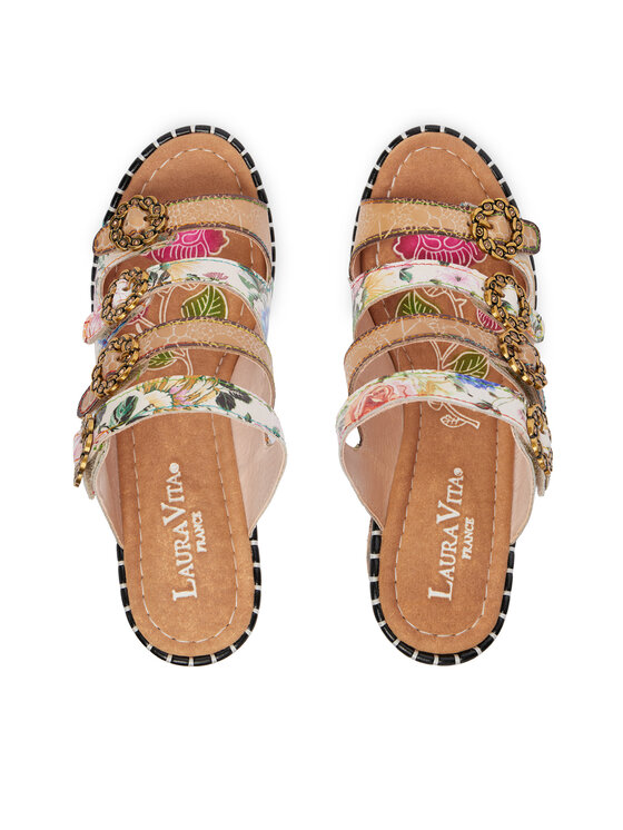 Laura Vita Laura Vita Шльопанці Naomio 10 Бежевий