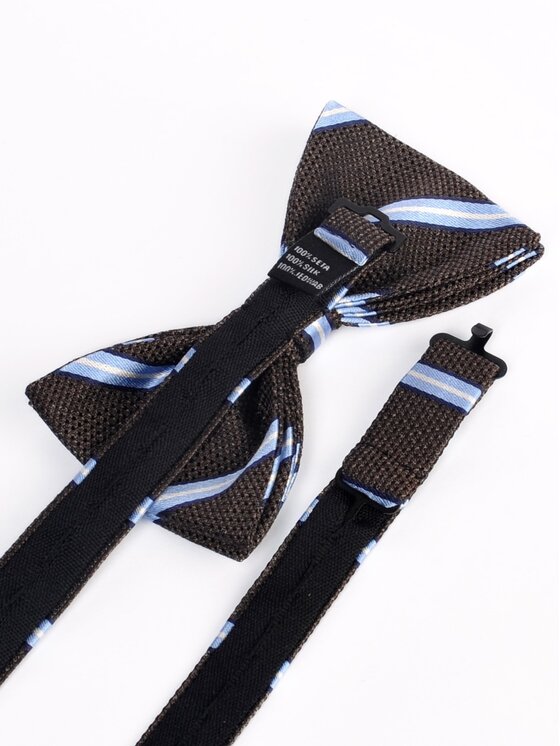 ELSNER ELSNER Παπιγιόν BUTTERFLY Z JEDWABNEGO ŻAKARDU A 2001 Καφέ