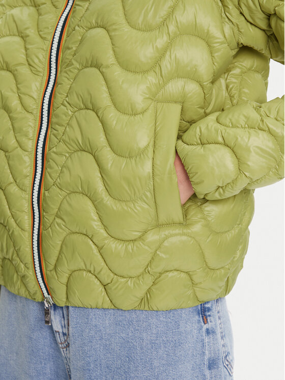 K-Way K-Way Demisezoninė striukė Soje K71421W Žalia Slim Fit