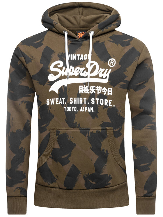 Superdry Superdry Sweatshirt Store M2000134B Grün Regular Fit