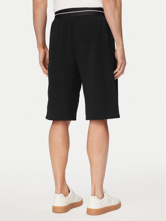 Guess Guess Спортивні шорти U6GD00 KC241 Чорний Regular Fit