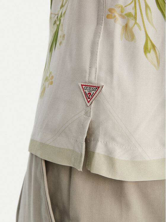 Guess Guess Camicia M6GH81 W2063 Verde Regular Fit