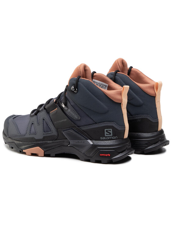 Salomon Salomon Bakancs X Ultra 4 Mid Gtx W GORE-TEX 412956 20 V0 Szürke