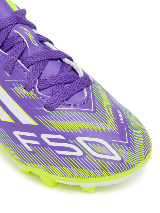 adidas adidas Buty do piłki nożnej F50 Club Firm/Multi-Ground Boots Kids JI0030 Fioletowy