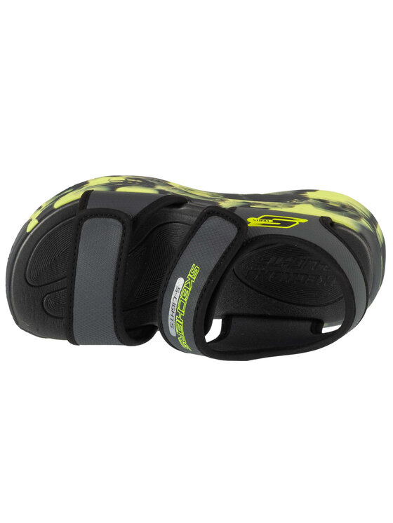 Skechers Skechers Sandały Skechers S-Lights: Sola Glow Sandal - Fusion Brights Szary