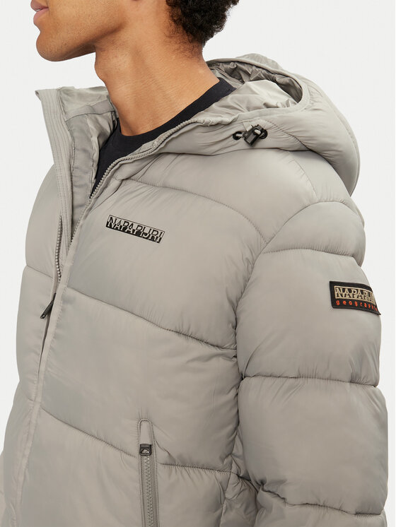 Napapijri Napapijri Зимно яке A-Suomi NP0A4GJE Сив Regular Fit