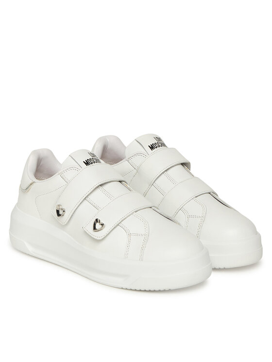 LOVE MOSCHINO LOVE MOSCHINO Sneakersy JA15325G0NIA610B Biały