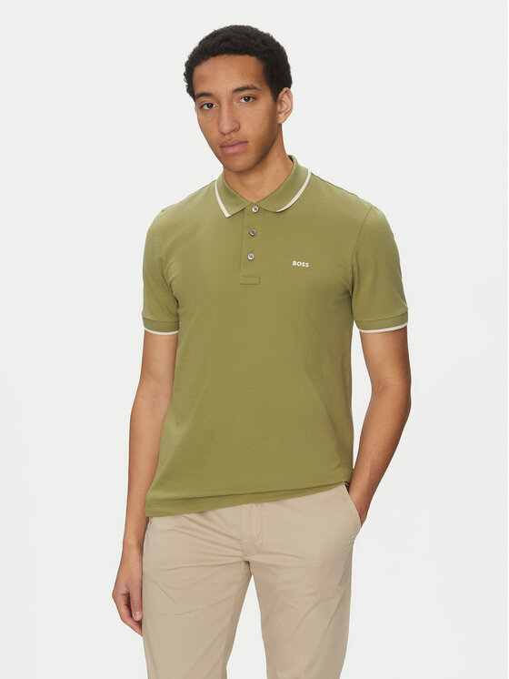 BOSS BOSS Polokošile Parlay 190 50494697 Zelená Regular Fit