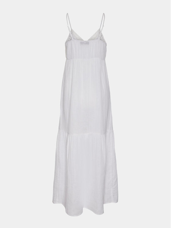 Pieces Pieces Sommerkleid Astina 17148071 Weiß Regular Fit