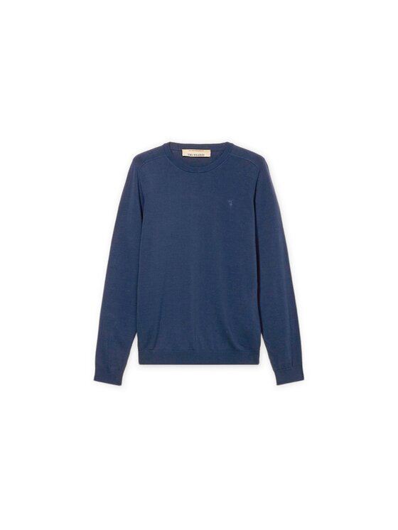 Trussardi Trussardi Sweter M0598000064N034 Niebieski Regular Fit