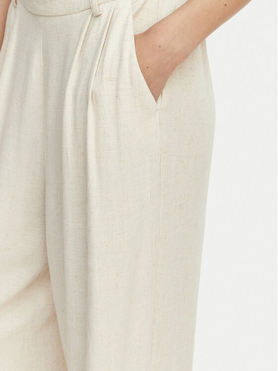 ONLY ONLY Stoffhose Lemmia 15370398 Beige Regular Fit