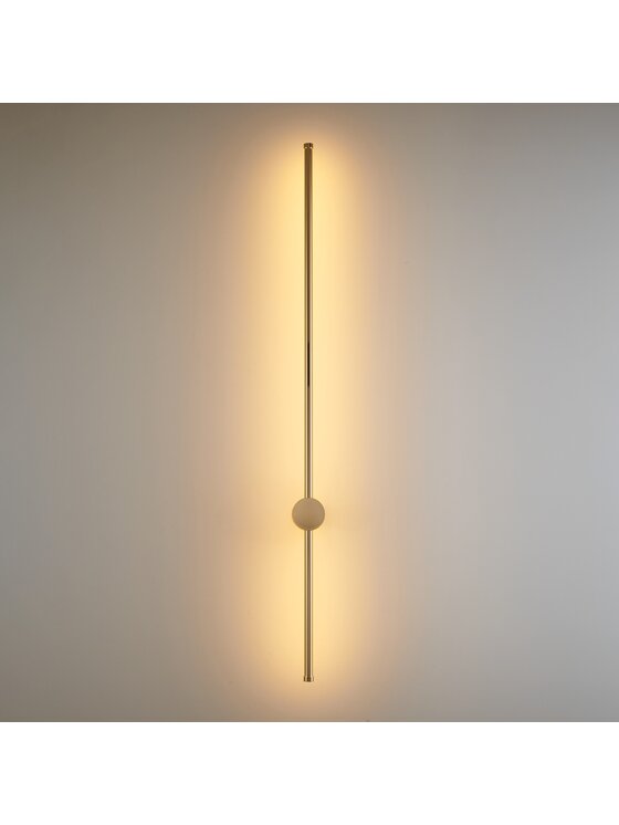 MIAhome MIAhome Kinkiet Lampa ścienna SPARO LED złoty połysk 100 cm Złoty