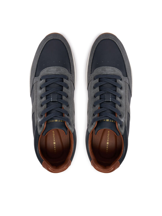 Tommy Hilfiger Tommy Hilfiger Sneakers Elevated Hilfiger Mix Runner FM0FM06084 Dunkelblau