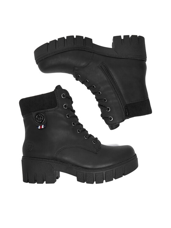 Rieker Rieker Schnürschuhe CEO-74532-00 Schwarz