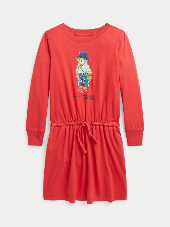 Polo Ralph Lauren Každodenné šaty 312909702001 Červená Regular Fit