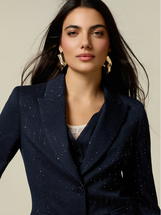 Oltre Oltre Giacca da abito Q059R004694N0Z4 Blu Regular Fit