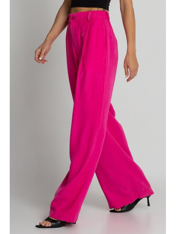 Chiara Wear Chiara Wear Spodnie garniturowe GARCON Fioletowy Regular Fit