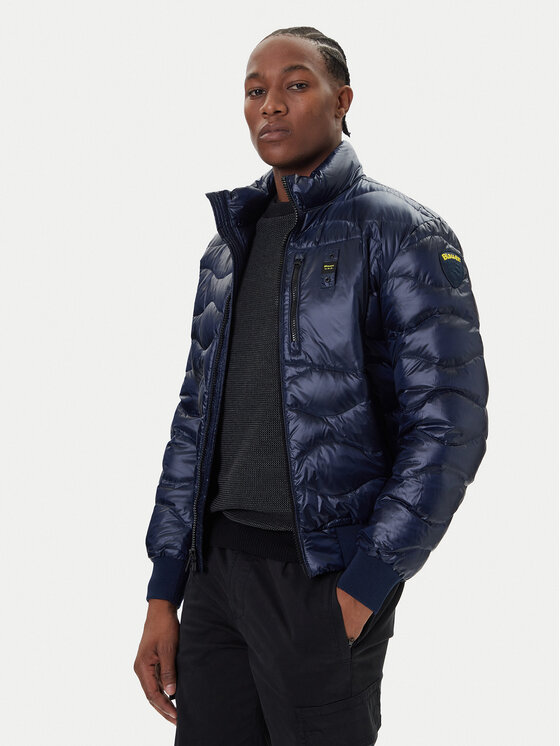 Blauer Blauer Pehelykabát 25WBLUC03075 Sötétkék Regular Fit