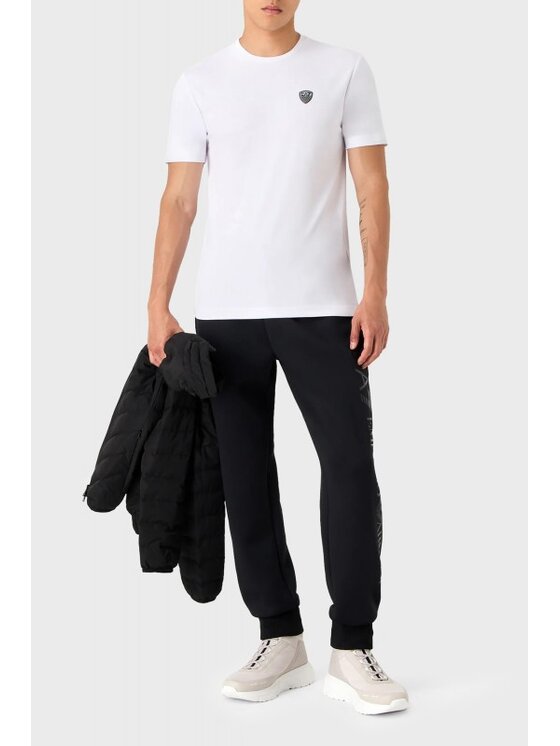 Emporio Armani Emporio Armani T-Shirt 8NPT16 PJRGZ 1100 Biały Regular Fit