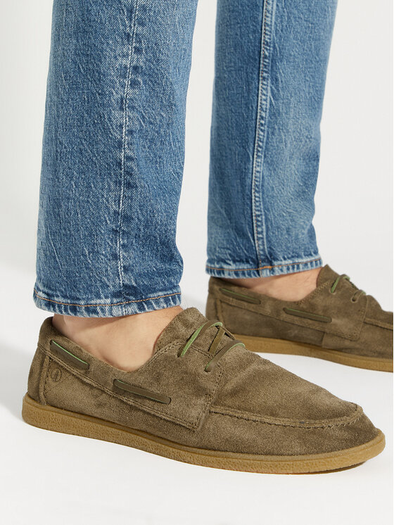 Clarks Clarks Mokasyny Clarkbay Go 26177502 Khaki