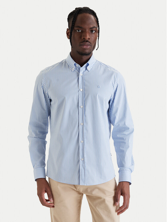 BOSS BOSS Camicia H-Liam 50562048 Celeste Regular Fit