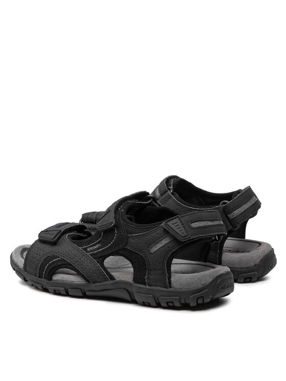 Geox Geox Sandále U S.Strada D U8224D 050AU C9310 Čierna