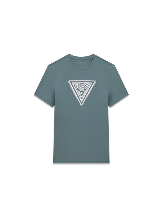 Guess Guess T-Shirt 183983 Modrá Classic Fit