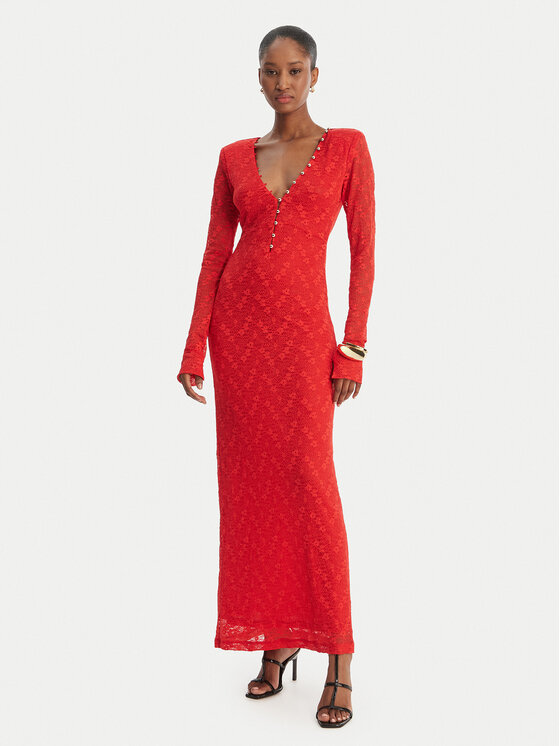 Bardot Bardot Kokteiļkleita Zenia 60239DB Sarkans Slim Fit