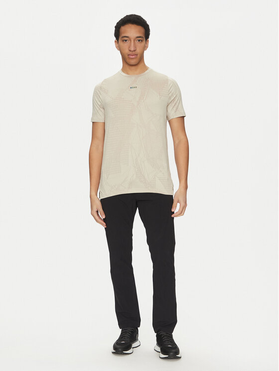 BOSS BOSS T-Shirt Desert Active 50537755 Beżowy Regular Fit