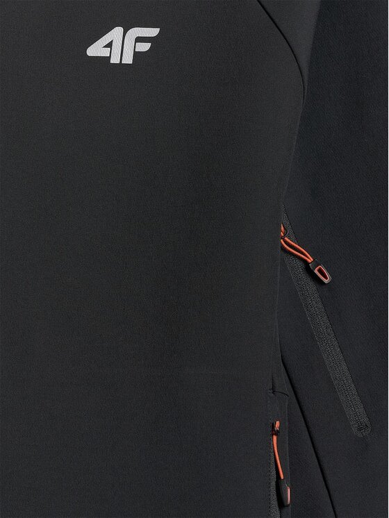4F 4F Softshellová bunda 4FRSS26TSOFM644-20S Čierna Regular Fit