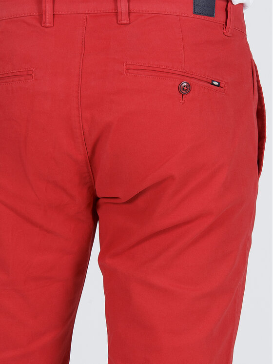 Cross Jeans Cross Jeans Szorty materiałowe A 565-310 Czerwony Chino Fit
