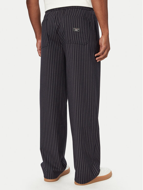 Guess Jeans Guess Jeans Medžiaginės kelnės M6YB03 W2649 Tamsiai mėlyna Wide Leg