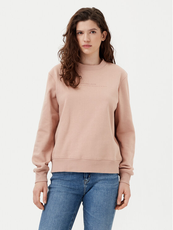 Calvin Klein Jeans Calvin Klein Jeans Bluză Institutional Graphic J20J224731 Portocaliu Regular Fit